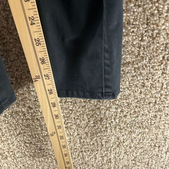 Abercrombie & Fitch Pants Womens 0 Blue Straight Leg Chino Clasiccore Preppy - Picture 5 of 11